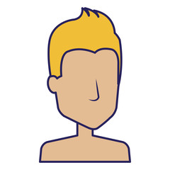 young man shirtless avatar character