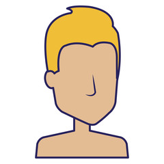 young man shirtless avatar character