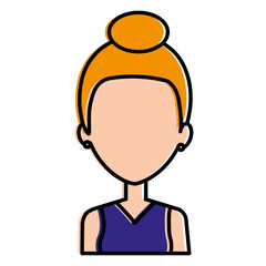 beautiful woman avatar character