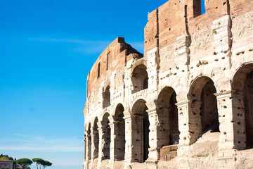 view of the colosseum in rome