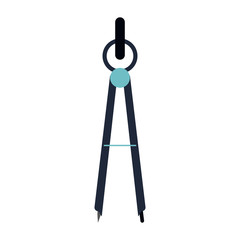 compass for drawing icon image vector illustration design 