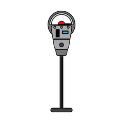 parking meter icon image vector illustration design 