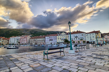 Fototapeta premium Sunrise in Croatia - Senj - Istria
