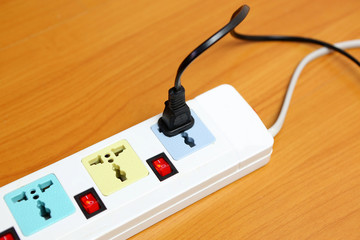 power outlet strip.