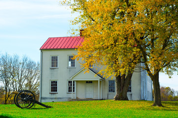 White House with Red Roof