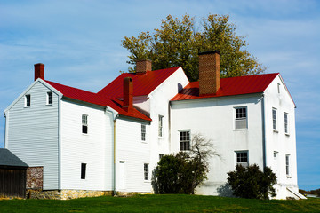 White House with Red Roof