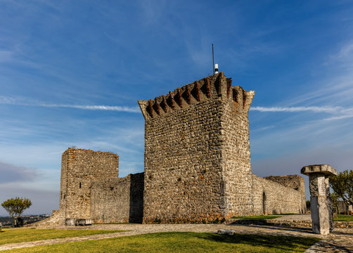 Medieval Castle of Ourem, served as watch-post for the Castle of Leiria during the Portuguese Reconquista in the 12th century.