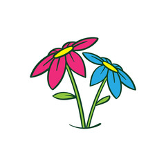 flower doodle illustration