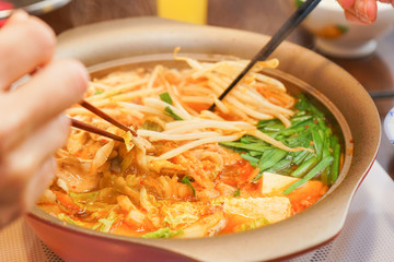 kimuchi hot pot