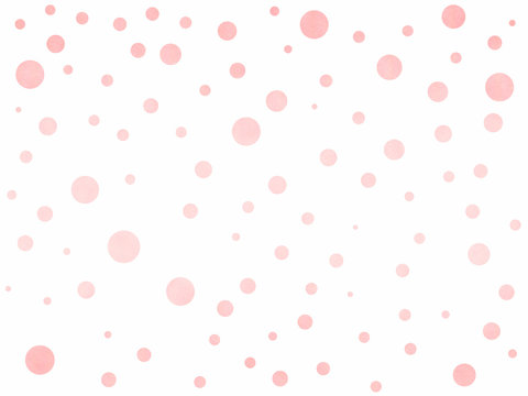 ピンクの水玉 背景 Stock Illustration Adobe Stock
