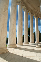  Roman Architect, Greek Columns, Back of Jefferson Memorial