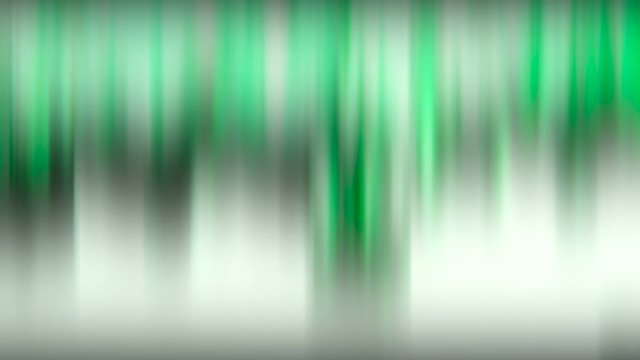 green transverse rays move slowly against a white background