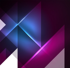 Cosmic electric background with shiny glowing plexus electricity impulses