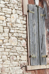 closed ancient windows