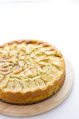 Tasty apple pie homemade