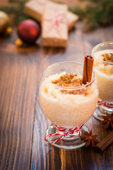 Christmas Sweet Food -Cream Rice Pudding 