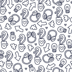 vector doodles pattern