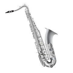 Saxophone_silver