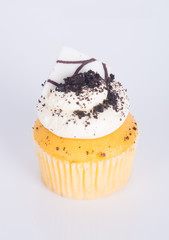 cupcake. coffee cupcakes on the background