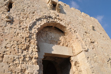 Zion Gate bullet riddled wall Jerusalem