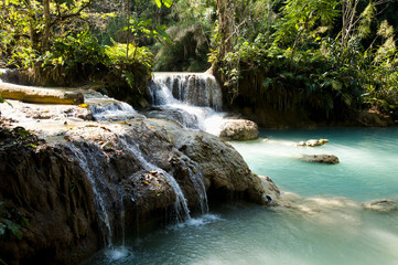 Naklejka premium Kuang Si Falls - Laos