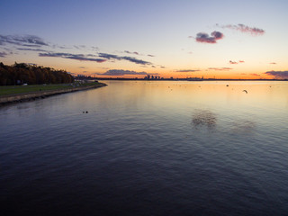 Old town Tallinn,Estonia view from Baltic sea
