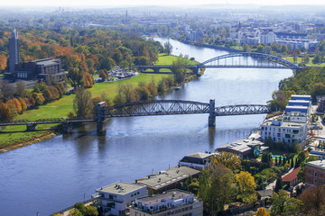 Magdeburg - Hubbrücke und Sternbrücke