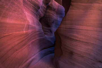 amazing shapes at antelope canyon, arizona