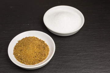 Coconut blossom sugar is extracted from the buds of coconut trees. It contains various minerals and vitamins. Erythritol is an alternative to sugar, almost noncaloric and does not affect blood sugar.