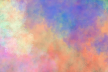 Colorful and beautiful abstract painting illustration background.