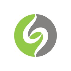 S logo initial letter design template vector