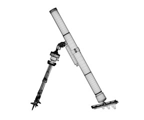 Mortar mobile gun