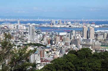 Fototapeta na wymiar Point of view on Kobe