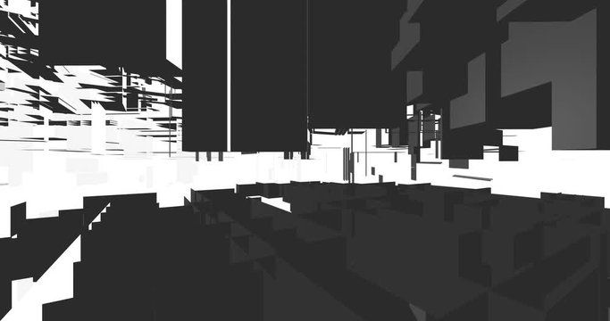 chaotic psychedelic black and white surface background