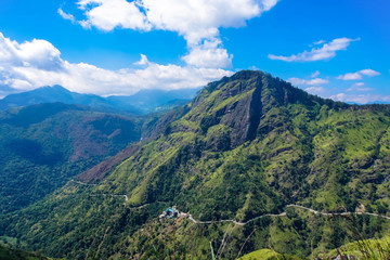Fototapeta na wymiar Ella Peak Mountain in Sri Lanka