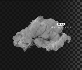 Vector illustration of smoky shape.