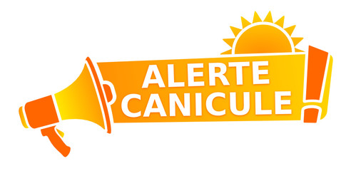 alerte canicule sur mégaphone