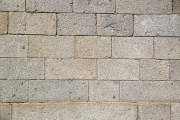 Old wall stone texture, The Avila Walls, Spain 