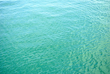 texture of pure turquoise water