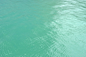 texture of pure turquoise water
