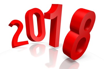 2018 New Year illustration