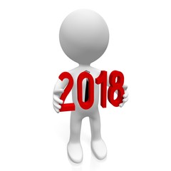 2018 New Year illustration