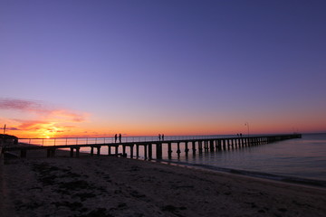 Fototapeta na wymiar Scenic sunset, Mornington Peninsula