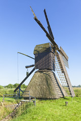 Historic scoop mill at Schleswig-Holstein, Germany