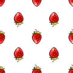 Strawberry polka dot