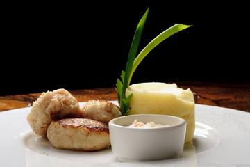 cutlets with potatoes