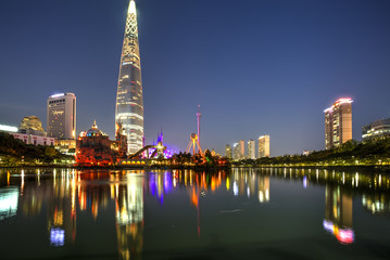 Obraz premium Miasto Seul, Korea