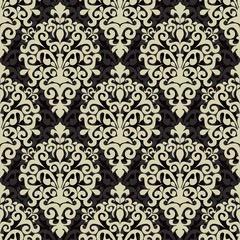 Damask seamless ornamental Wallpaper for Design