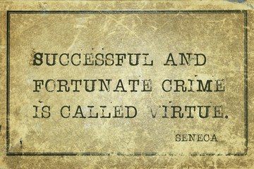 fortunate crime Seneca