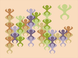 A Loopable Stylized Man Figure for Tessellation Pattern